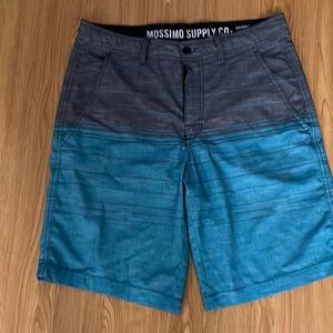 Blue and gray Mossimo Supply Co size 32 swim trunks
